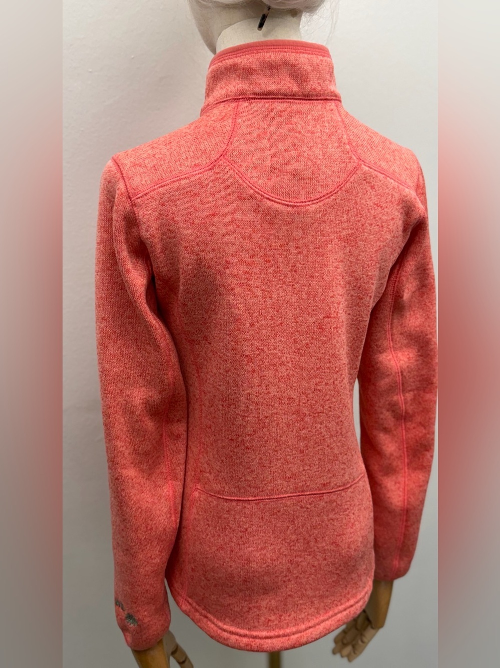 Icewear Iceland Full Zip Fleece Jacket XS Coral Pink Heathered Outdoor Hiking - Picture 7 of 16